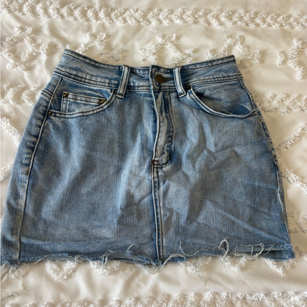 Denim Blue Women's Skirt